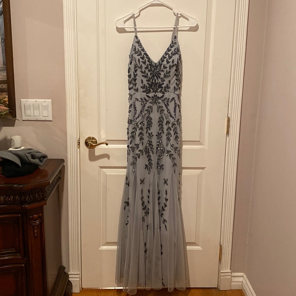 Marina beaded long gown